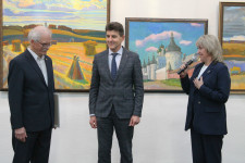 Вернисаж юбилейной выставки Александра Кариха