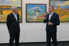 Вернисаж юбилейной выставки Александра Кариха