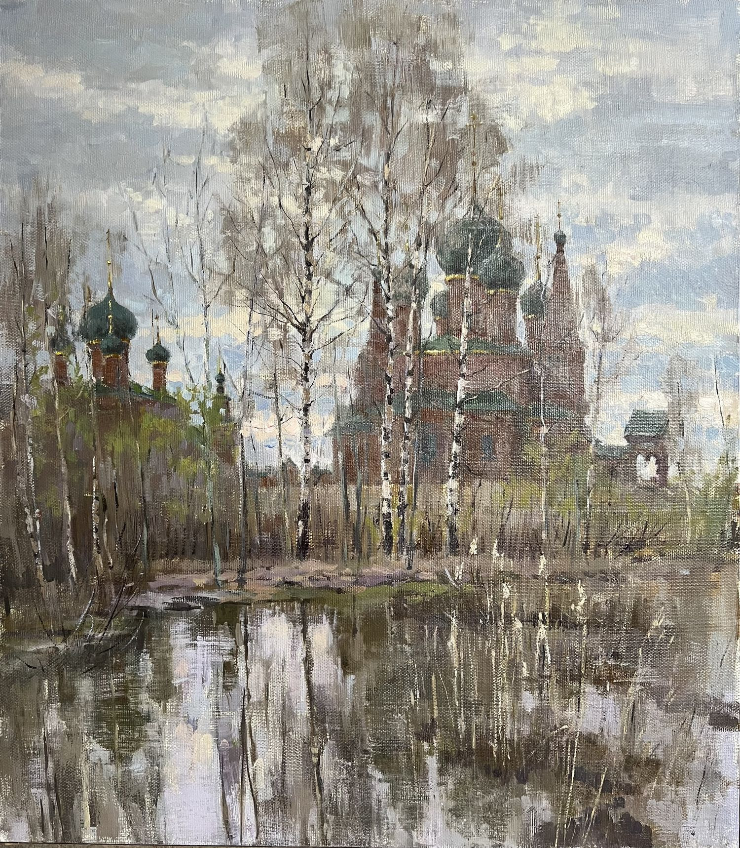 И.Н. Уманская. Пробуждение. 2024. Холст, масло. 80х70 см.